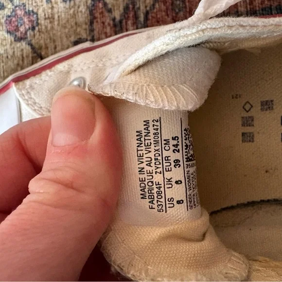 Converse Chuck Taylor All Star Low-Top Slip-On Sneakers - Cream - Picture 4 of 4